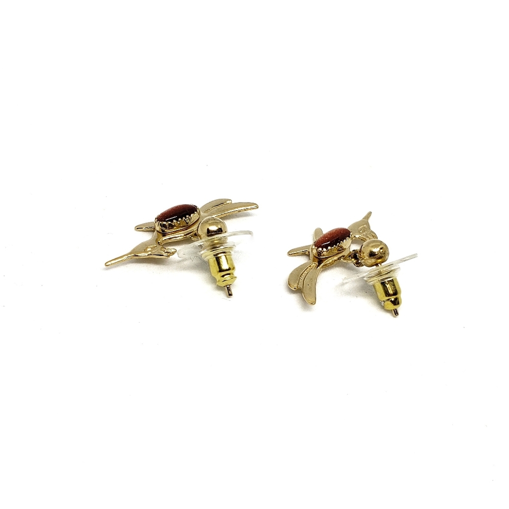 Vintage Road Runner with Goldstone earrings - Picture 2 of 9